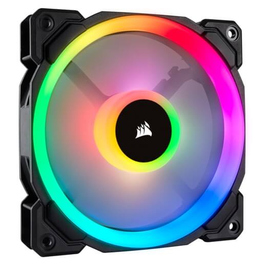 Corsair LL120 RGB PWM Cabinet Fan with Lighting Node Pro (Triple Pack)